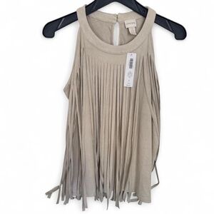 NWT Chico’s Fringe Tank Top | Size Med